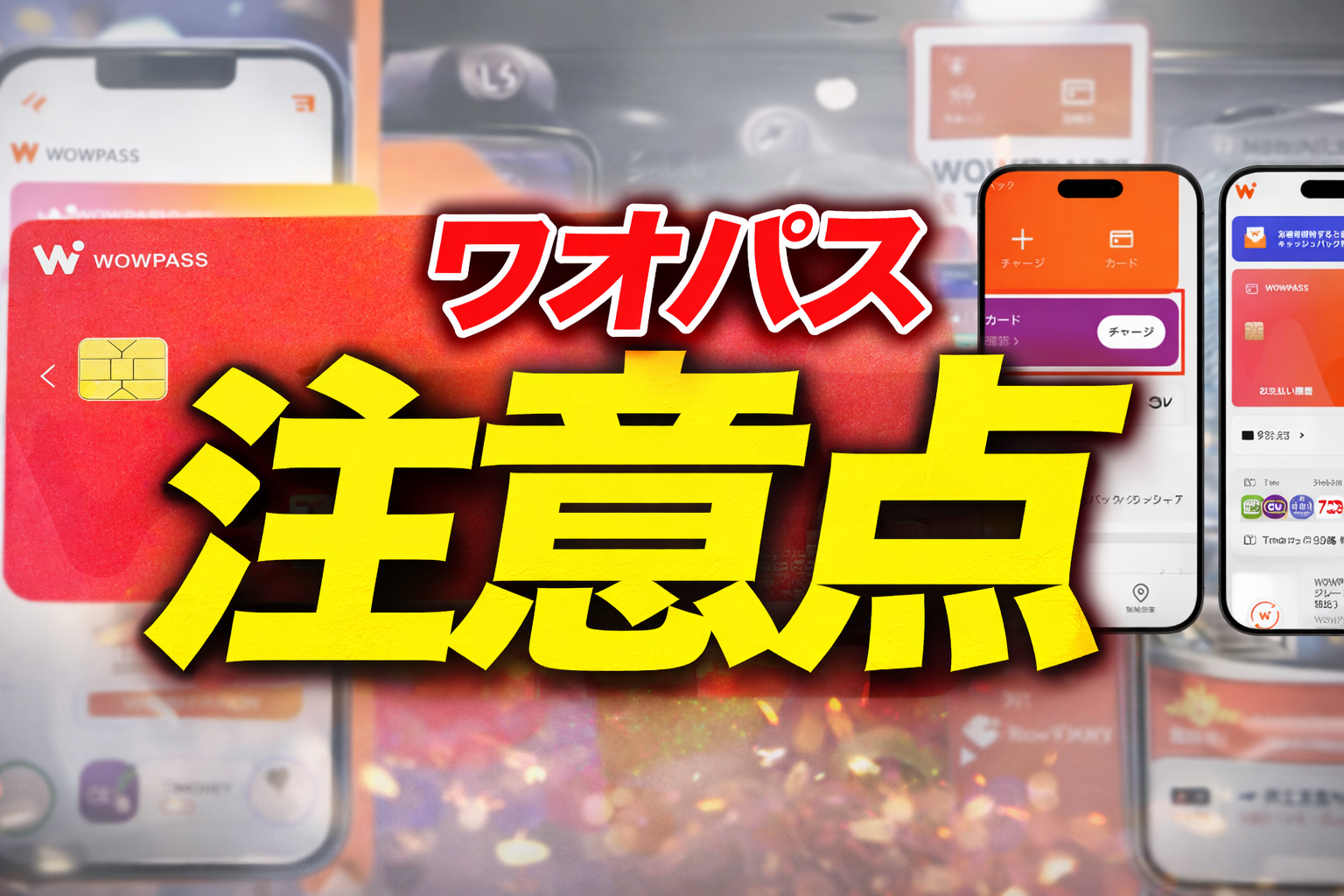 保存版】WOWPASS注意点まとめ｜失敗しないチャージ・交通・払い戻しの